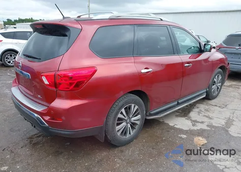 2017 Nissan Pathfinder Sl z USA, uszkodzony, nr VIN 5N1DR2MN4HC694352